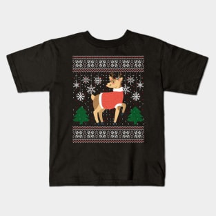 Funny Christmas Reindeer Women Men Ugly Xmas Sweater Kids T-Shirt